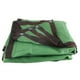 thumbnail image 3 of Toldo vela de sombra transpirable, rectangular, con protección UV, para patio, jardín, césped, color verde, 2 x 4 m (6,6 x 13,1 pies), 3 of 6