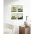 thumbnail image 6 of Haus and Hues City Wall Art Vintage Travel Posters - Set of 4 Travel Wall Art Posters of London, New York Print, Paris Wall Poster and Amsterdam City Wall Decor (Unframed 11x14), 6 of 6