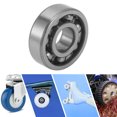 thumbnail image 2 of Unique Bargains 6201 Deep Groove Ball Bearings 12x32x10mm P5 Open Type Lubricated Bearings 1 Pc Car Scooter Skateboard Wheel Universal Silver Tone, 2 of 6