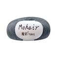 thumbnail image 3 of Partheme Mohair Skeins Crocheting Yarns Knitting Yarn Skeins Soft Fluffy Mohair Yarn Knitted Skeins for Clothes Sweater Scarf Doll Crafting Woven Skeins Warm Shawls Home, Eggplant Purple, 3 of 4