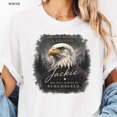 thumbnail image 4 of Jackie Memorial Shirt, Not Just an Eagle A Legend Tee, Jackie Bald Eagle Tribute Shirt, 4 of 6