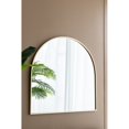 thumbnail image 2 of Tcbosik Arched Mirror, Gold Arch Mirror 33x31 Inch, Arched Wall Mirror, Gold Dresser Bathroom Mirror with Metal Frame, Decor for Mantle, Bedroom, Entryway, Living Room, 2 of 7