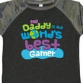 thumbnail image 4 of Inktastic World’s Best Gamer Daddy Boys or Girls Toddler T-Shirt, 4 of 5