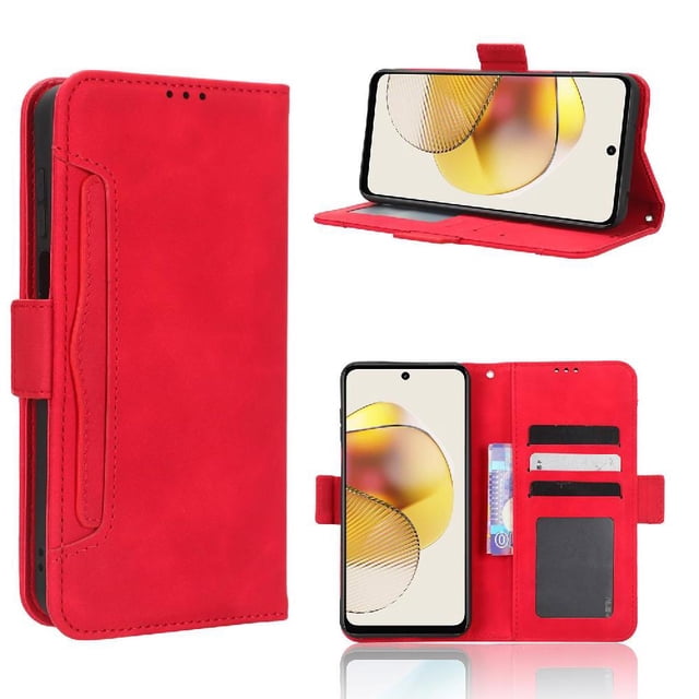 Funda Tipo Billetera GANGXUN para Motorola MOTO G73 5G – Tapa Flip con Tarjetero