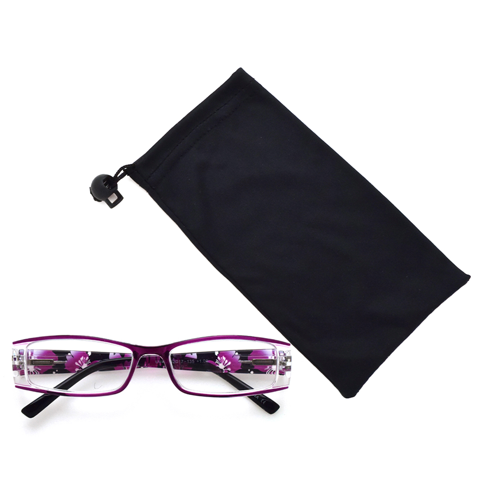 Floral Color Reading Glasses R213Purple+2.25