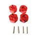 thumbnail image 1 of Soporte hexagonal de rueda Vogacara 4MM para 1/14 LC Crawler Rojo, 1 of 6