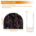 thumbnail image 4 of Yayeee Napkin Holder for Table Set of 2 Kitchen Paper Tissue Organization, Dark Gothic Floral, 4 of 8