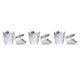 thumbnail image 3 of sweethay 50 piezas de vasos de papel para magdalenas, pan, resistentes, a prueba de grasa, revestimientos para magdalenas, envoltorios, cocina, Type4 NO4, 3 of 6