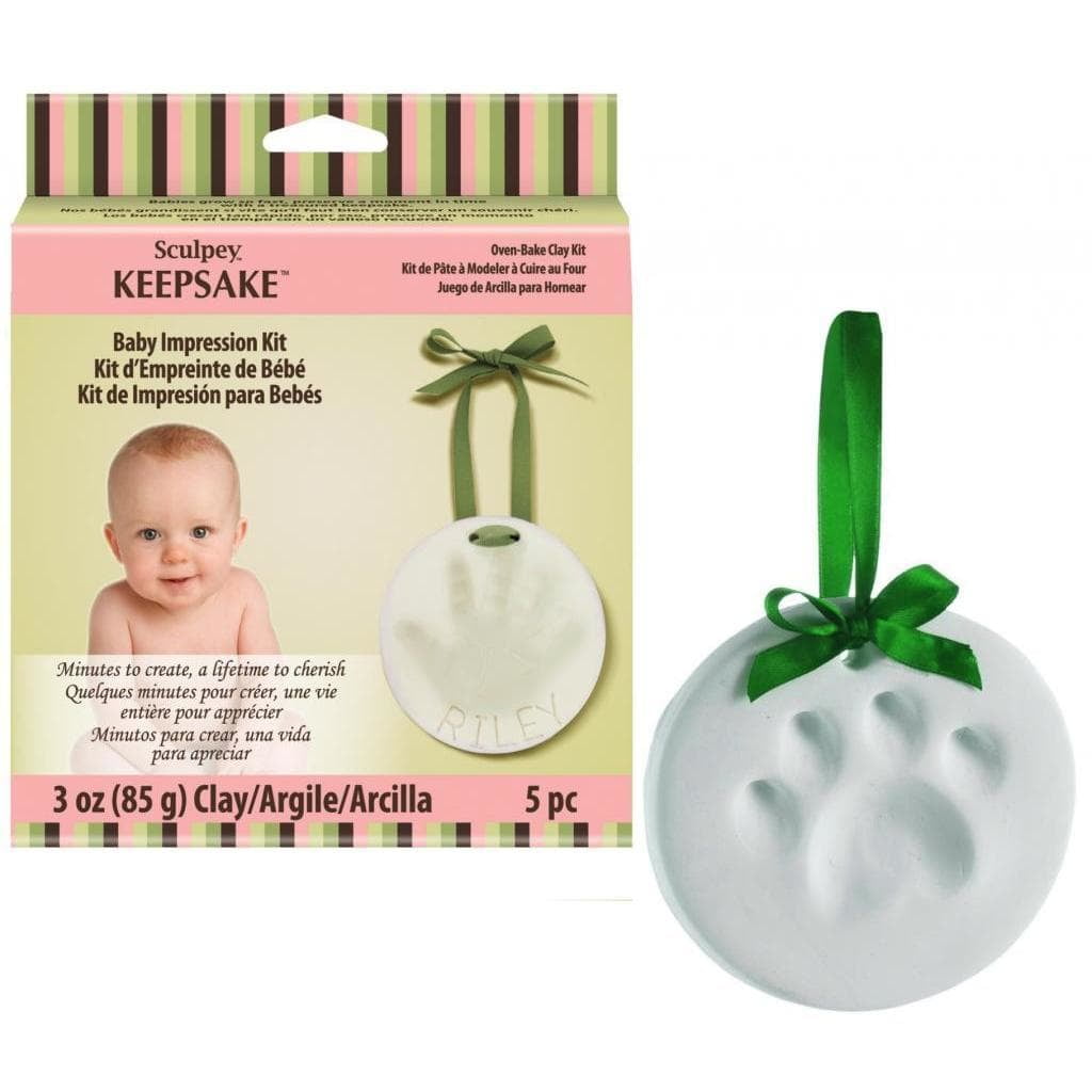 Sculpey 3oz Keepsake Baby Impression Modeling Clay Kit 5pc