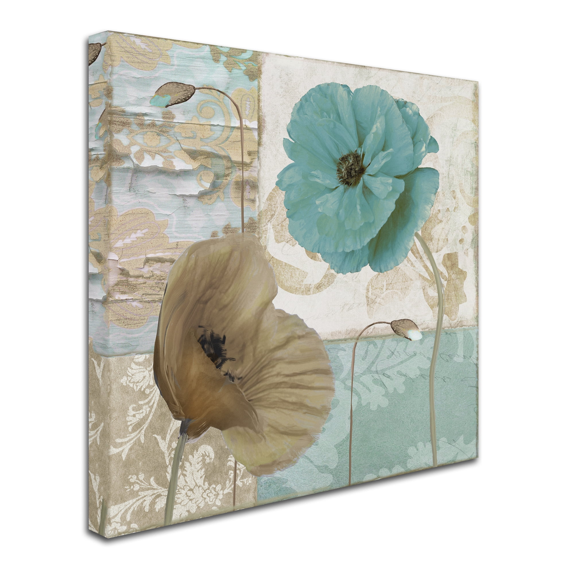 Trademark Fine Art "Beach Poppies IV" Canvas Art by Color Bakery