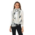 thumbnail image 2 of FORMRS Womens Scarf Winter Soft Long Big Warm Shawls Wrap Tassel Scarves, Cute Puffin, 2 of 9
