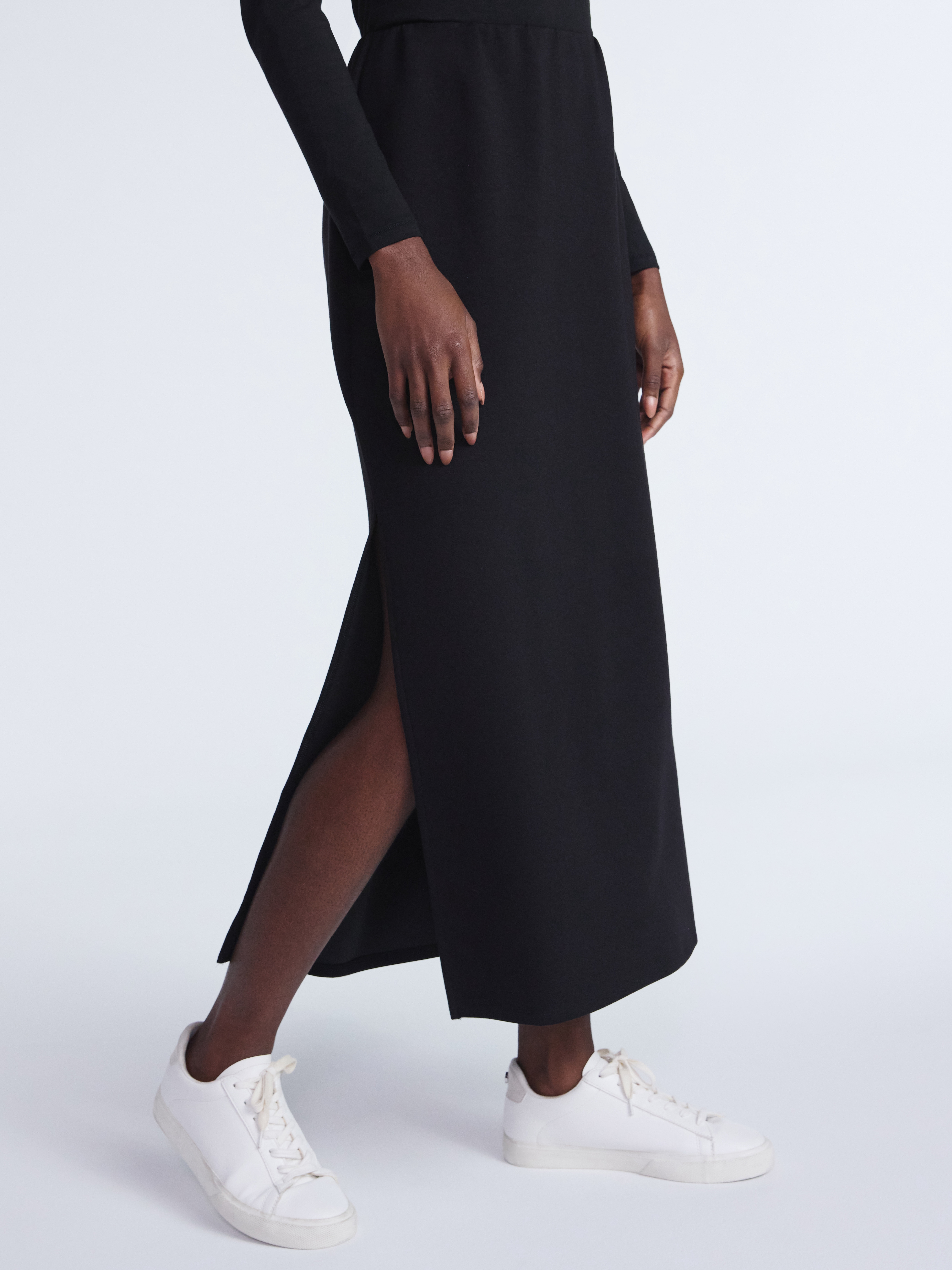 Scoop Women's and Women's Plus New Scubaknit Column Maxi Skirt, Sizes XS-4X