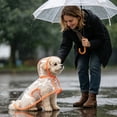 thumbnail image 4 of Clear Poncho Rain, Hooded Dog Raincoat Poncho, EVA Waterproof Dog Rain Coat for Small Medium Dogs Walking Outdoor Outing, 4 of 4