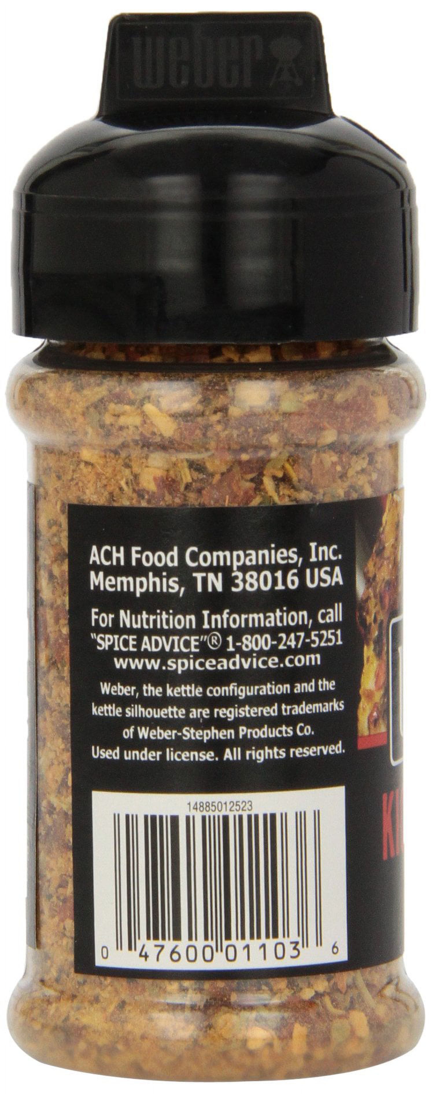 Weber Grill Seasoning Kickn Aif4 Chicken 2 5 Ounce Pack Of 6