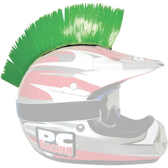 PC Racing Helmet Mohawk Green