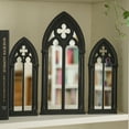 thumbnail image 4 of Zeiwohndc Rustics Arched Window Frame Hanging Window Pane Wall Decors Home Decorations, 4 of 7