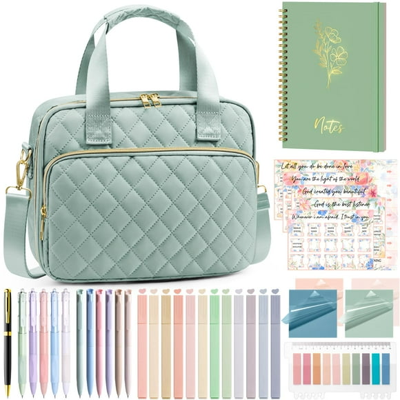 Funda Bíblica FLOE para mujer con material de estudio bíblico