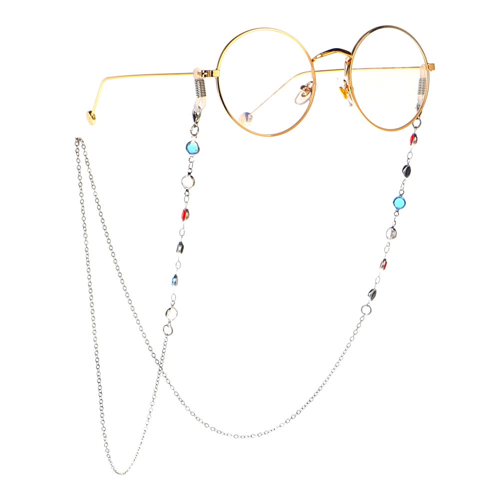 NICEXMAS Colorful Glass Handmade Eyeglasses Strap Eyeglass Chain