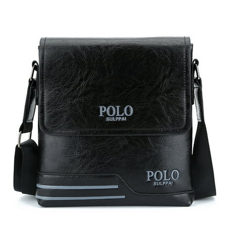 Men's Leather Business Briefcase Shoulder Tote Bag Portfolio Satchel Lawyers Briefcases for