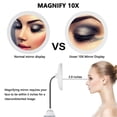 thumbnail image 4 of Flexible Gooseneck 11.5" 10XLED Lighted Makeup Mirror Bathroom, 4 of 5