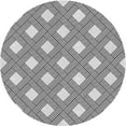 thumbnail image 1 of Ahgly Company Machine Washable Indoor Square Transitional Gray Area Rugs, 3' Square, 1 of 7