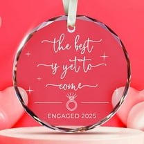 Engagement Gifts for Couples - Gifts for Newly Engaged Couples, Happy Engagement Gifts for Her, Friends, Women - Just Engaged Gifts for Bride, Bride to Be - Acrylic Engaged Ornament 2024
