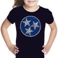 thumbnail image 1 of LA Pop Art Girl's Word Art T-shirt - Tennessee Tristar, 1 of 2