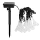 thumbnail image 5 of Lámpara de cadena, luces de cadena solares 5M Luz de decoración de fiesta Luz decorativa solar Estética elegante, 5 of 8
