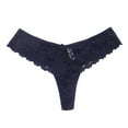 thumbnail image 1 of Culottes pour Femmes à Moins de 10 Culottes pour Femmes String en Dentelle Triangle Ajouré Respirant Entrejambe en Coton Culottes, 1 of 3