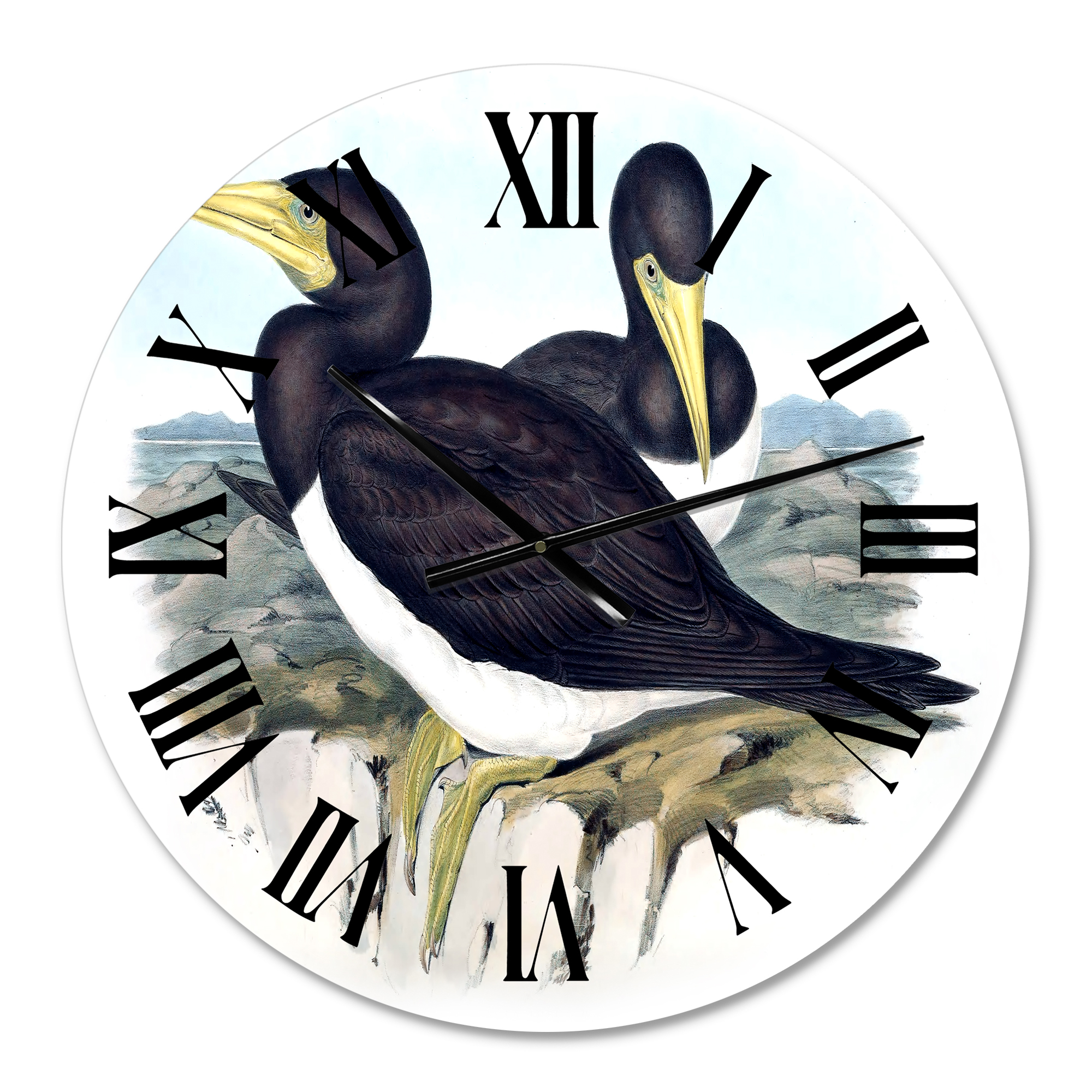 Designart 1 in Quartz Traditional Wall Clock