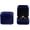 Blue, variant on 2 Pack Velvet Ring Boxes, Earring Pendant Storage Case, Ring Earrings Gift Box, Accessories Display, for Proposal, Engagement, Wedding (Blue)
