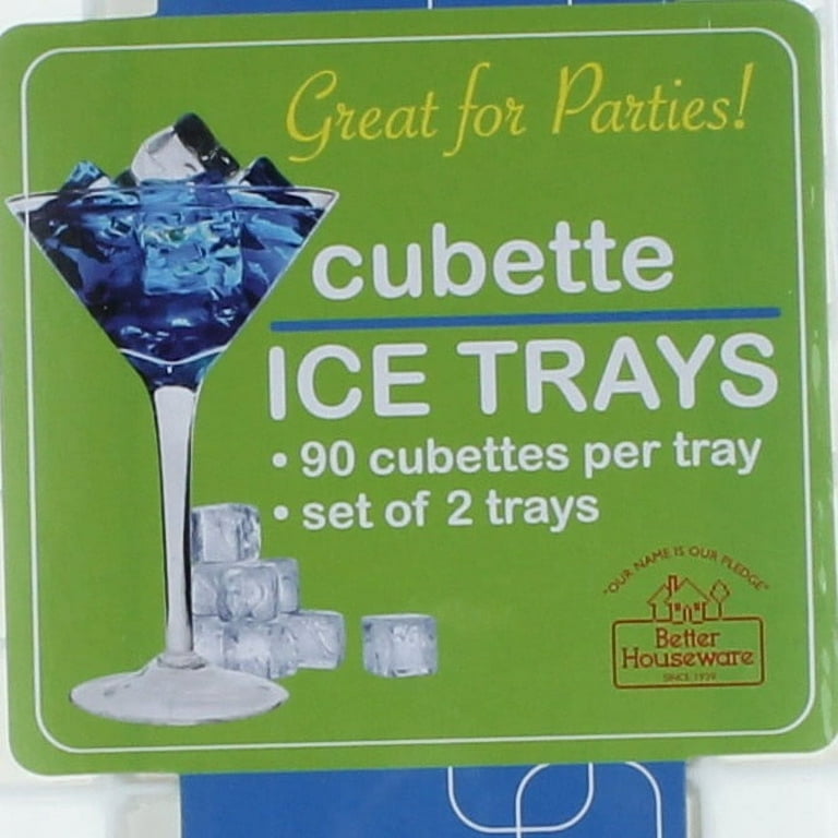Bpa-free Blue Ice Trays & Ice Bin & Scoop - Mini Ice Cube Trays For Freezer  - Easy Release Crushed Ice Trays For Chilling Drinks, Coffee, And Cocktails  - Temu