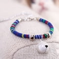 thumbnail image 4 of Flmtop Collier pour Animal de Compagnie Ajustable Décoratif en Similicuir avec Clochette Collier pour Chiot pour la Vie Quotidienne Rouge, 4 of 9