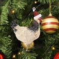 thumbnail image 4 of 4x Decoraciones para árboles de Navidad Bufanda Colgante de Pollo para Accesorios de Decoración para hogar Colco Bolas para colgar árboles, 4 of 8