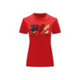 thumbnail image 2 of Playera Blusa Impreso De Peace Love Michelada Fiestas Patrias Mexico Septiembre Independencia Color Rojo Talla Chica Marca Emil SaEs, 2 of 4