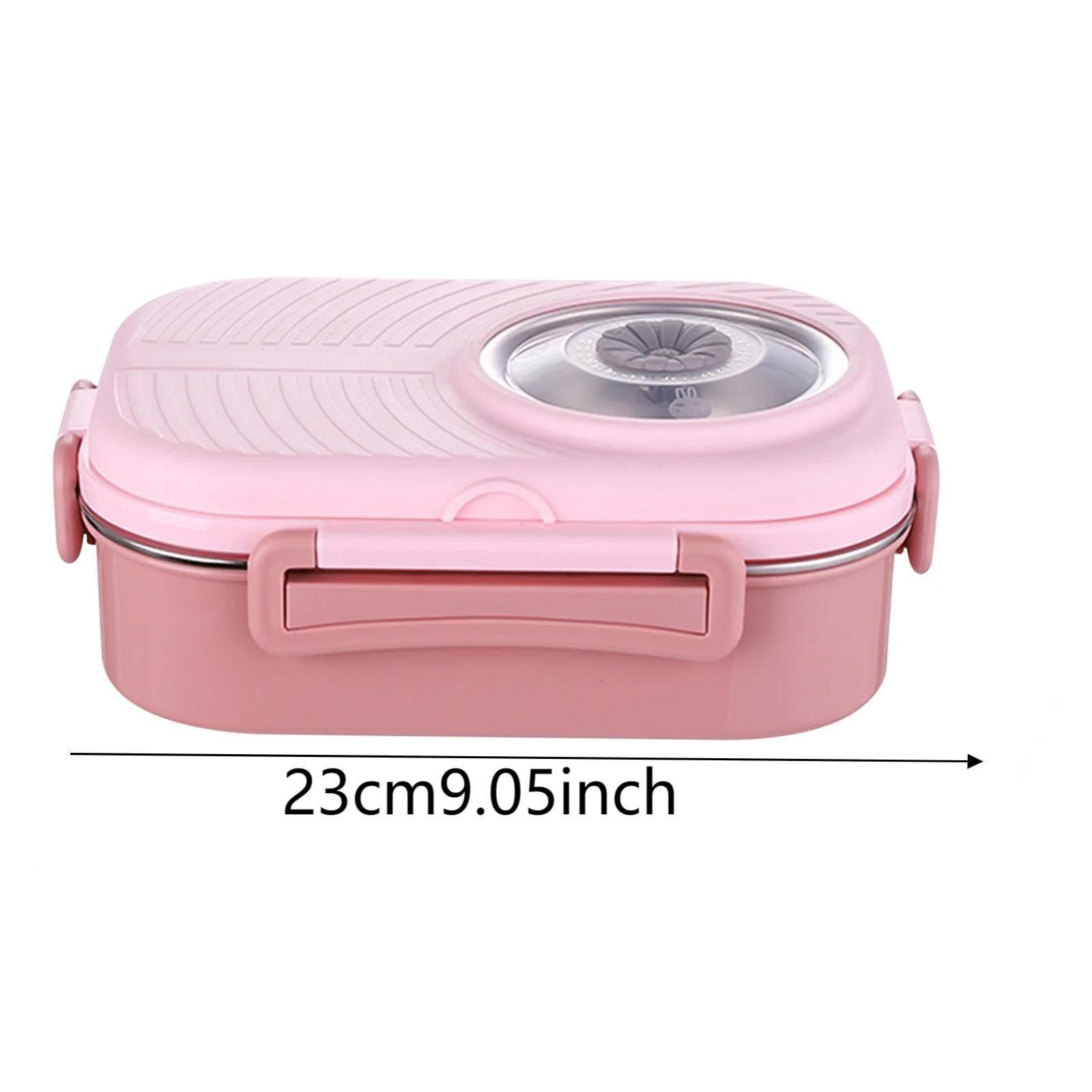 Stainless Steel Bento Food Storage Container With Compartments For Lunch Meal Prep Kitchen Outdoor Portable Use Durable Leak Proof