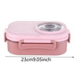 thumbnail image 2 of Contenant de Rangement Alimentaire Bento en Acier Inoxydable avec Multiples Compartiments pour une Préparation de Repas Organisée et une Utilisation Portable, 2 of 3