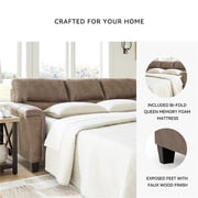 Signature Design by Ashley Navi Queen Sofa Sleeper in Brown