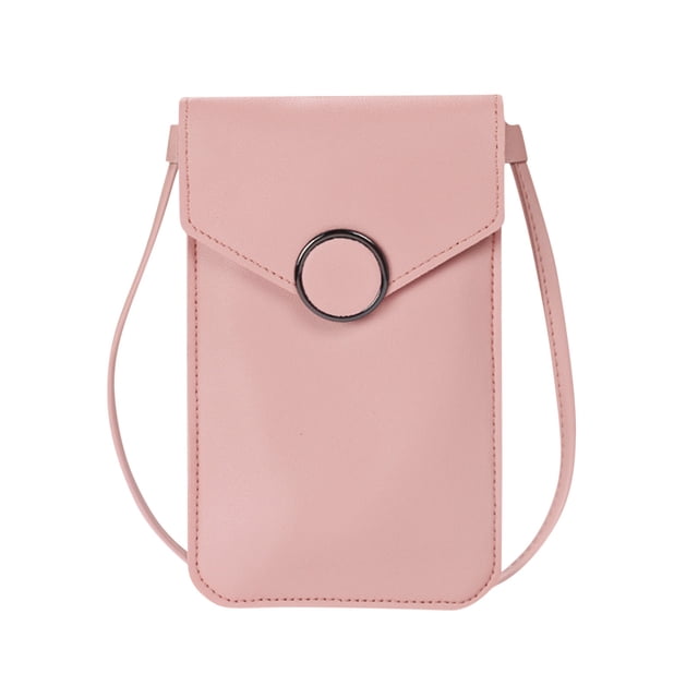 Crossbody Bolsos para Mujeres Dgs Señoras Pantalla Táctil Bolso de Teléfono, Mini Cuero Teléfono Bolso Horizontal, Bolso de Hombro, Cartera con Tarjeta de Crédito Ranura Carteras para Mujeres