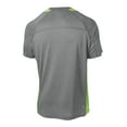 thumbnail image 6 of Sport-Tek ST361 Mens Heather Colorblock Contender Tees, Vintage Heather & Lime Shock - 4XL, 6 of 6