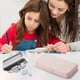 thumbnail image 5 of Caja de lápices para estudiantes, Estuche de lápices para niños y niñas, Caja de almacenamiento de oficina, Estuche de lápices multi-rejilla, rosa, 5 of 5
