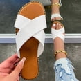 thumbnail image 5 of adviicd Sandal Flat Women Sandals Casual Dressy Cute Fashion Square Toe Thong T-Strap Elastic Flat Sandals Trendy, 5 of 5