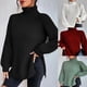 thumbnail image 2 of Suéter europeo y americano de cuello alto, suéter casual simple y puro, suéter medio largo, 2 of 6