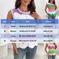 thumbnail image 3 of AherBiu Summer Vests for Women Color Blocked Crewneck Knitted Sleeveless Sweater Pullover Tops, 3 of 7