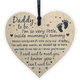 thumbnail image 4 of Etiqueta de madera con forma de corazón para colgar en el Día del Padre, pintada a mano, creativa, para manualidades, decoración navideña para el hogar, 4 of 5