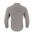 thumbnail image 5 of KKBOTIVE Mens Casual Striped Dress Shirts Stylish Long Sleeve Cozy Button Down Classic Shirt Men's Fashion Grey Size: XXXL, 5 of 5