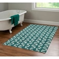 thumbnail image 7 of Linon Outdoor Washable Area Rug Collection, Aqua and Green, 3' x 5', 7 of 7