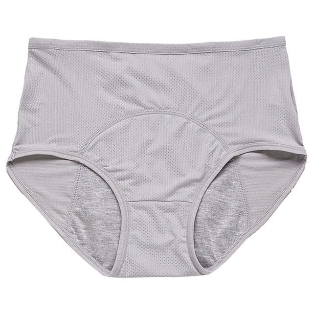 Aayomet String sous-Vêtements pour Femmes Coton Évacuant l'Humidité Respirant Confortable Culottes (Gris, TG)