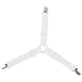 thumbnail image 3 of 4 Pcs Attaches de Drap de lit Couvertures réglables Holder Strap Pince élastique pour Matelas Couvertures Coussins Coussin Sièges de Voiture Housses (White 4), 3 of 5