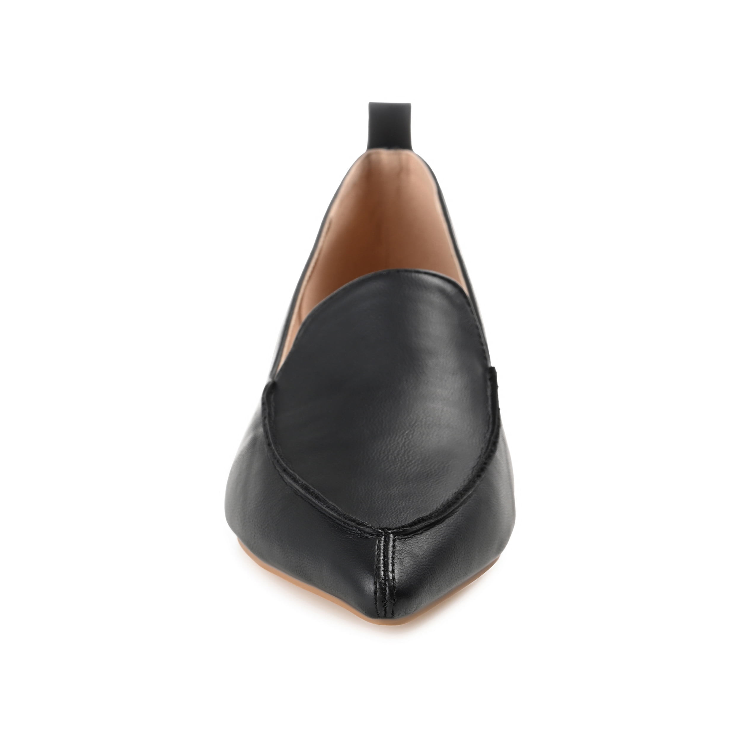 Journee Womens Maggs Loafer Pointed Toe Slip On Flats, Widths Available